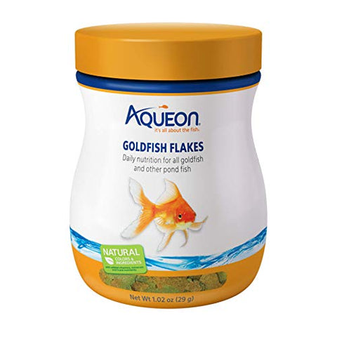 Aqueon Goldfish Food Flakes, 1.02-Ounce