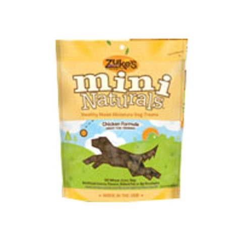 Zukes Mini Natural Peanut Butter Recipe Dog Treat 6 Ounce, Pack of 2