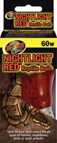 Zoo Med Nightlight Red Reptile Bulb 60 Watts