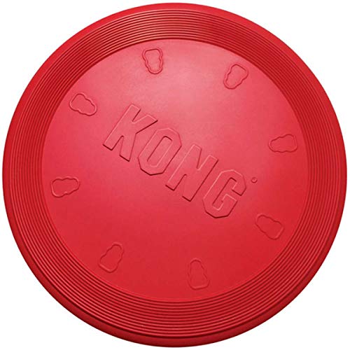 KONG - Flyer - Durable Rubber Flying Disc Dog Toy - For Small Dogs