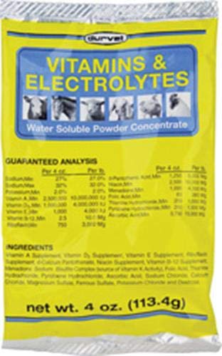 Durvet Vitamins & Electrolytes Conc, 4 oz (113.4g)