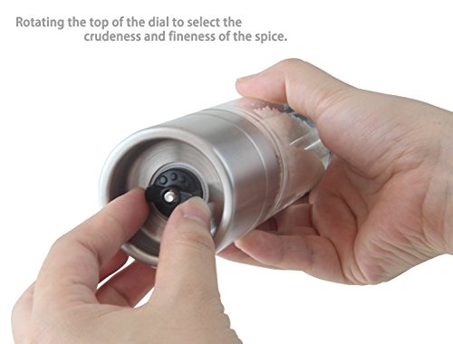 Iron Gadget Salt and Pepper Adjustable Stainless Steel Grinder