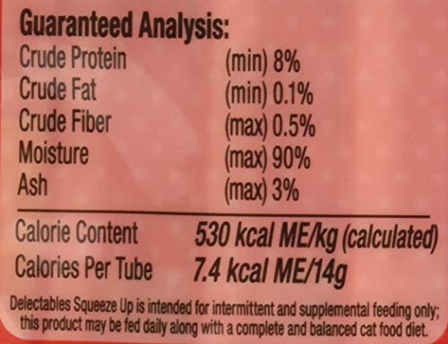 Delectables Squeeze Up Interactive Wet Cat Treats - Tuna - 4 tubes in each single pack (32 Tubes total)