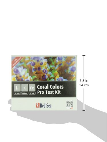 Red Sea Fish Pharm ARE21515 Saltwater Reef Color Pro Multi Test Kit for Aquarium
