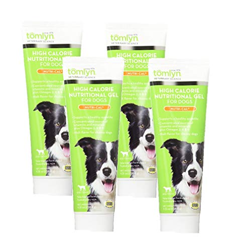TOMLYN 4 Pack of High Calorie Nutritional Gel for Dogs, 4.2 Ounces Each