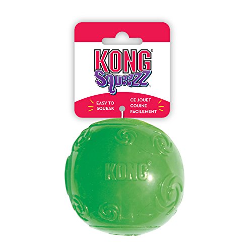 KONG Squeezz Ball Dog Toy, X-Large, Colors Vary