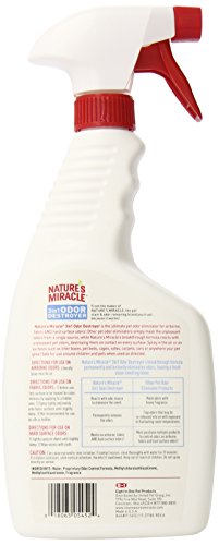 Nature's Miracle 3-in-1 Odor Destroyer, Fresh Linen Scent, 24-Ounce