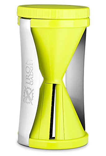 Vegetable Spiral Slicer Bundle with 2 size Stainless Steel Blades & Cleaning Brush- Vegetable Pasta/Spaghetti Spiralizer
