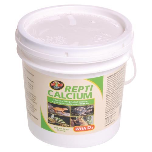 Zoo Med Reptile Calcium with Vitamin D3, 48-Ounce