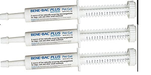 (3 Pack) Bene-Bac Plus Probiotic Pet Gel 15g Each X 3 Syringes
