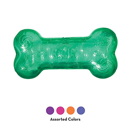 KONG Squeezz Crackle Bone, Large(colors may vary)