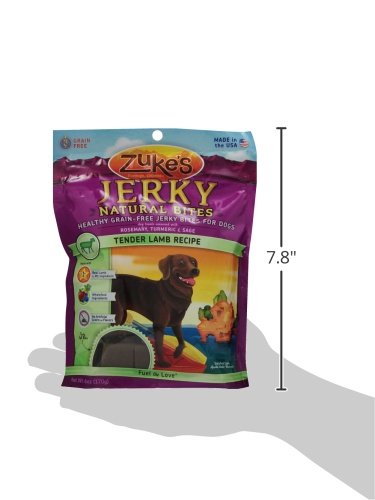 Zuke'S Jerky Natural Bites Lamb Recipe Dog Treats - 6 Oz. Pouch