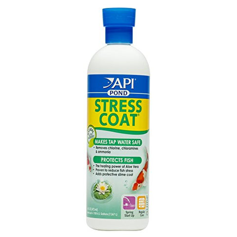 API POND STRESS COAT Water conditioner For Pond 16-Ounce Bottle