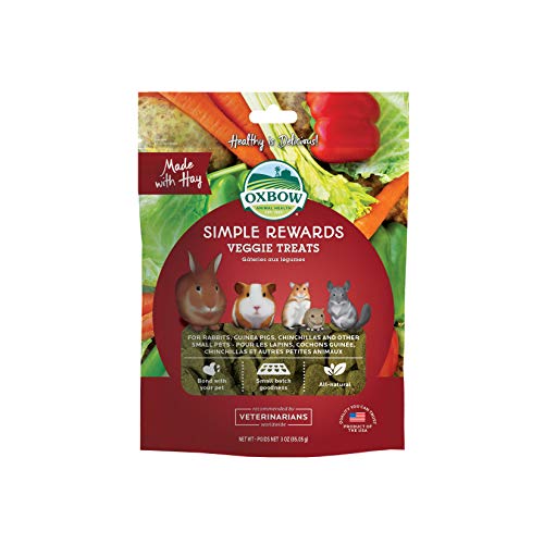 Oxbow Animal Health Simple Rewards Veggie Treat For Pets, 3.0-Ounce