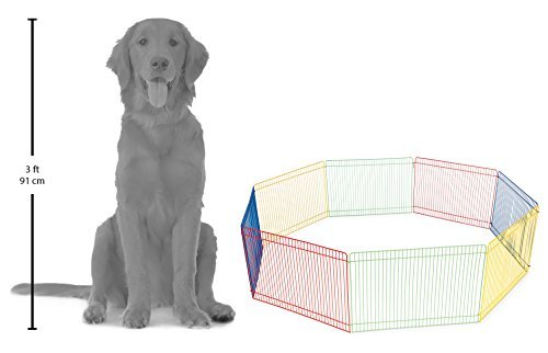 Prevue Pet Products Multi-Color Small Pet Playpen 40090