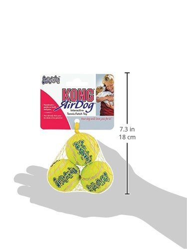 KONG Air Dog Squeakair Dog Toy Tennis Balls, X-Small (6 Pack)