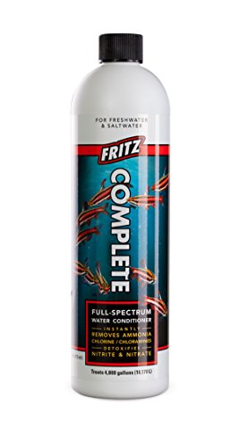 Fritz Aquatics 47515 Fritz Complete Water Conditioner/Dechlorinator for Fresh & Salt Water Aquariums, 16 oz