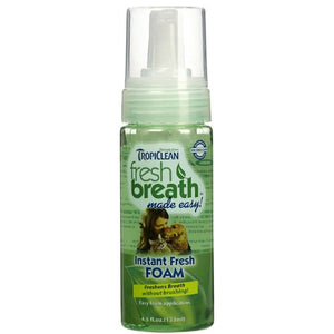 Tropiclean Fresh Breath Instant Foam Made in USA Size:Pack of 2