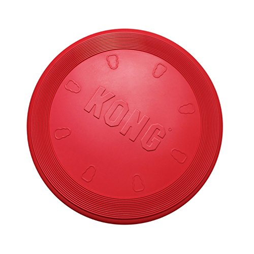 KONG - Flyer - Durable Rubber Flying Disc Dog Toy - For Small Dogs