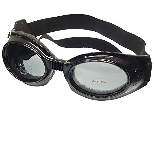 Doggles Originalz Black Frame/Smoke Lens, Choose a Size: Medium