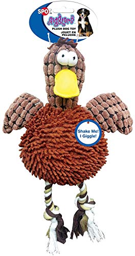 Ethical Pets Gigglers Chicken Dog Toy Assorted, 12" - 2 Pack