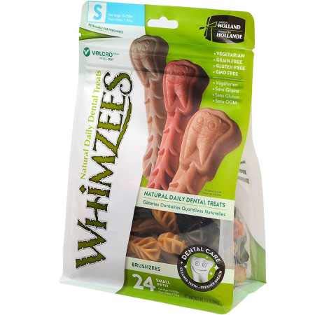 WHIMZEES Toothbrush Dental Dog Treats Small (24 Count)