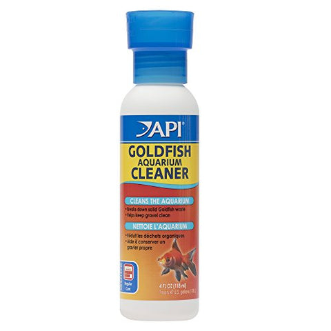 API Goldfish Products: Water Conditioner to Make tap Water Safe When Adding or Changing Water and When Adding New Fish, Aquarium Cleaner to use Weekly to Consume Sludge to Help Keep Gravel Clean