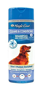 Four Paws Magic Coat Dog Grooming 2-In-1 Shampoo and Conditioner, 16 oz
