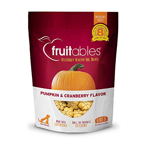 Fruitables Baked Dog Treats Pumpkin & Cranberry Flavor 7 Oz
