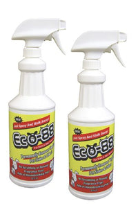 Eco-88 Pet Stain Odor Eliminator Spray- Puppy Training, Carpet Cleaning, Professional Strength Spray for Eliminating Dog Cat Animal Urine Destroyer Feces Drool Vomit Smells, Training Aid, Pack of 2