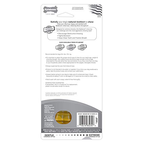 Nylabone Power Chew DuraChew Peanut Butter Dog Chew Toy, X-Large