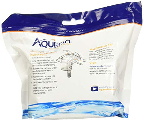 Aqueon (2 Pack) Minibow Replacement Filter Cartridge Size Small (6 Cartridges Per Pack / 12 Total)