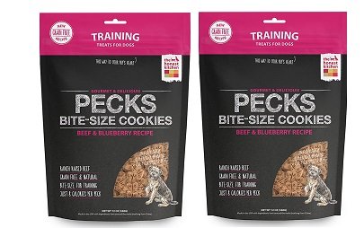 The Honest Kitchen Pecks: Natural Grain-Free Dog Training Treat Cookies, 24 ounces