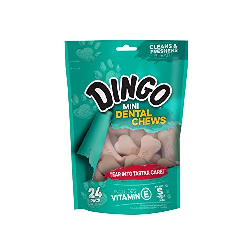 Dingo Denta Treats Teeth Whitening Mini Chews, 24 Pack