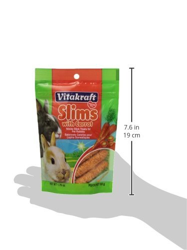 (2 Pack) Vitakraft Rabbit Slims, 1.75 Ounces each