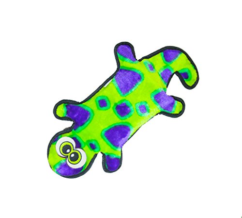 Outward Hound Invincibles 4 Squeak Gecko Yellow/Green