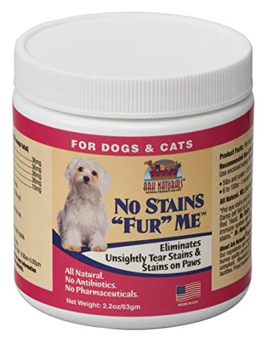 Ark Naturals No Stain Fur Me, Pet Tear and Rust Stain Remover Supplement Powder, 2.2oz