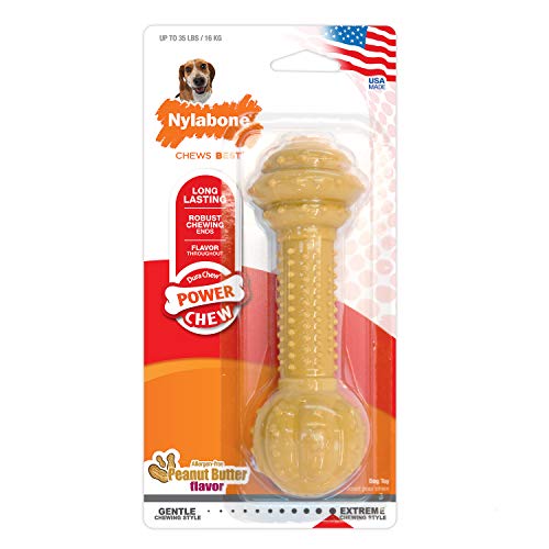 Nylabone Power Chew DuraChew Peanut Butter Dog Chew Toy, Medium
