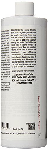 Seachem Prime Fresh and Saltwater Conditioner - Chemical Remover and Detoxifier 500 ml