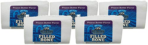 REDBARN Small Peanut Butter Filled Bone (5-Pack)
