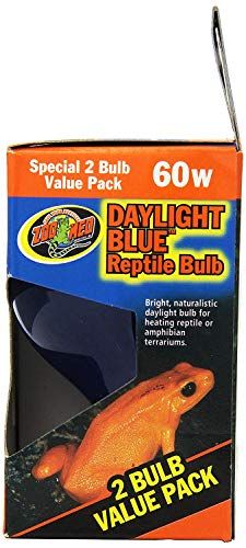 Zoo Med 4-Pack Daylight Blue Reptile Bulb, 60-watt