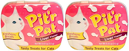 Chomp Pit r Pat Liver Flavor Tasty Treats for Cats 2 Pack Luving Pets