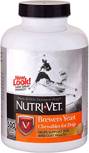 Nutri-Vet Brewers Yeast with Garlic Chewables, 500 Count