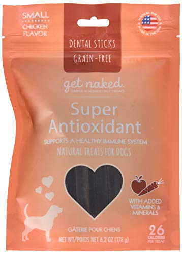 Get Naked Super Antioxidant Dental Chew Sticks For Dogs