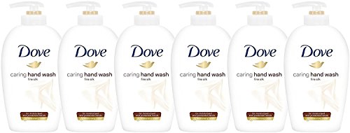 Dove Caring Hand Wash, Fine Silk, 250 Ml / 8.45 Oz (Pack of 6)