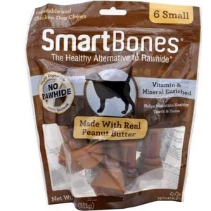 SmartBones Small Peanut Butter Chews (6 Pack)
