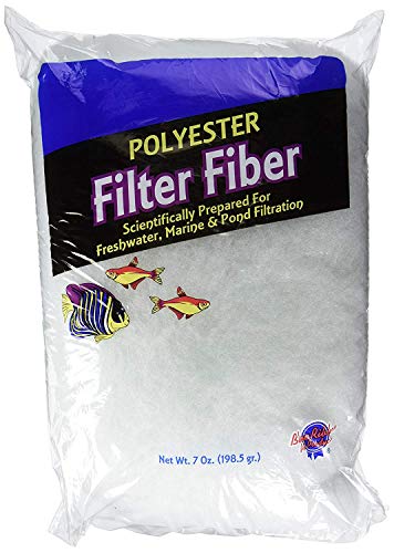 Blue Ribbon Pet Products ABLPLY7 Polyester Floss Bag Filter Media for Aquarium, 7-Ounce (Original Version-2 Pack)