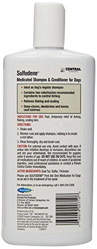 Sulfodene Medicated Shampoo & Conditioner for Dogs, White