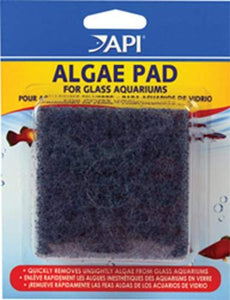 API HAND HELD ALGAE PAD For Glass Aquariums 1-Count Container