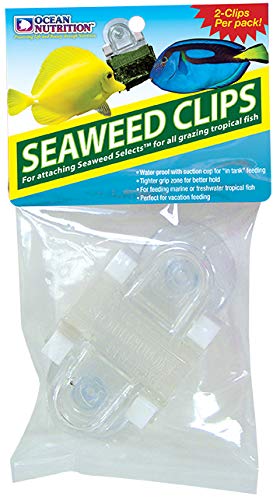 Ocean Nutrition (Salt Creek) AON25102 2-Pack Feeding Frenzy Seaweed Clip for Fishes